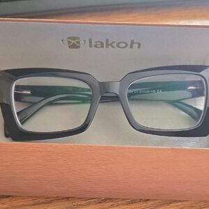 Black and Clear Men's Glasses